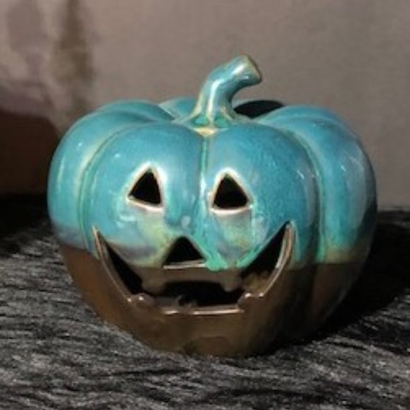 Ceramic Pumpkin/Jack-o-Lantern Backflow Incense Burner NWOT - Picture 4 of 5